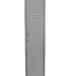 B2 Locker Metálico 1 Puertas Color Gris LOCC-1P37-GR Frente-min