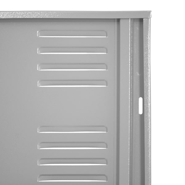 B7 Locker Metálico Color Gris Refuerzo de Puerta-min